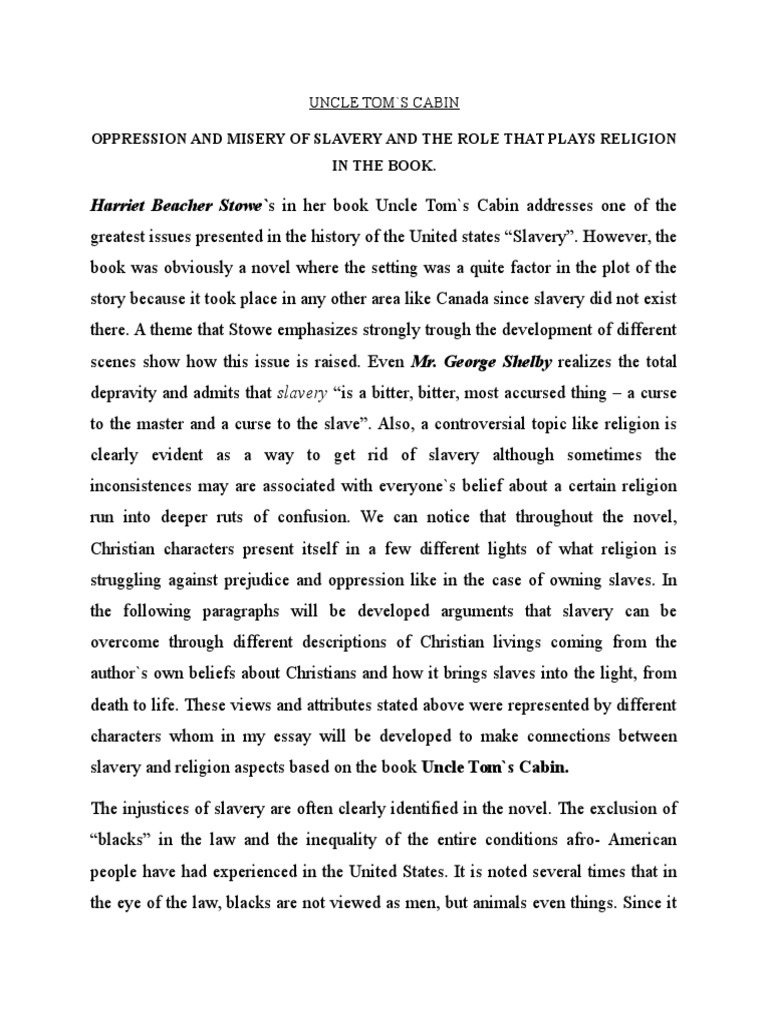 uncle toms cabin book review essay uncle toms cabin quotes with page numbers